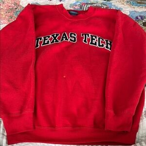 Red Texas Tech Sweater